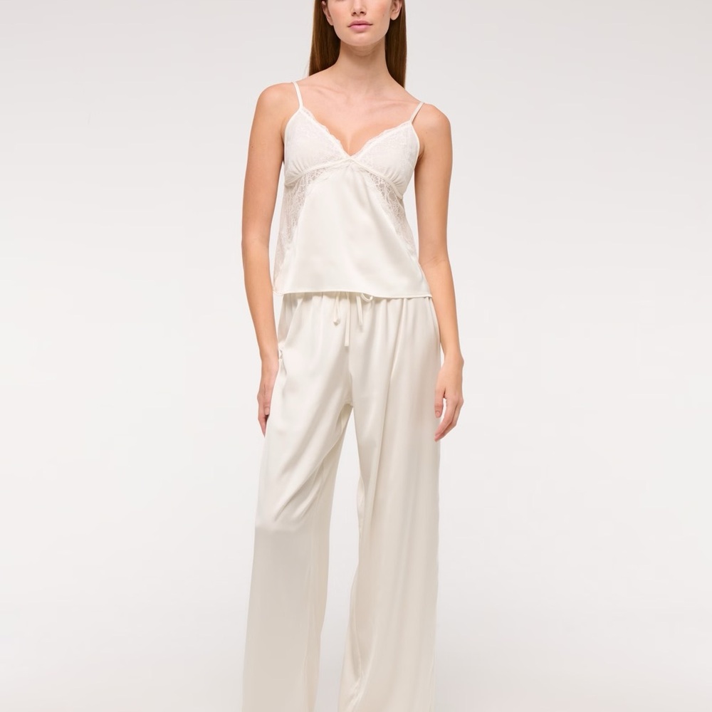 Abercrombie Cream Camisole and Pants Set